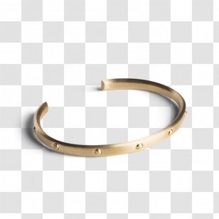 Bangle Earring Bracelet Silver Gold - Wire Edge Transparent PNG