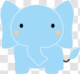 Baby Elephant Clip Art. - Frame - Cartoon Transparent PNG