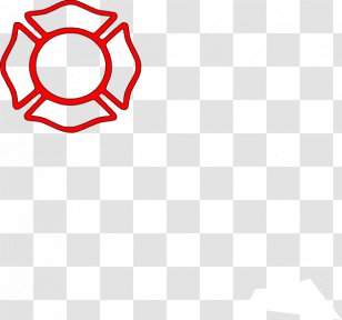 Maltese Cross Firefighter Fire Department Clip Art - Text Transparent PNG
