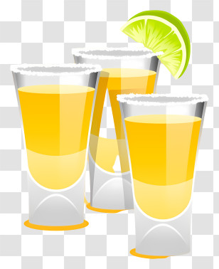 Shot Glasses - Tequila Shots With Lime Transparent PNG
