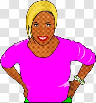 Cartoon Violet Pink Purple T-shirt - Magenta Finger Transparent PNG