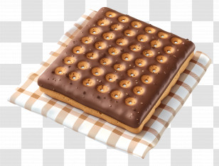Bourbon Biscuit - Chocolate Biscuit Snack Transparent PNG