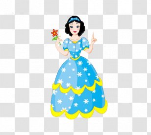 Snow White Animation Adobe Animate - Blue Dress Princess Transparent PNG
