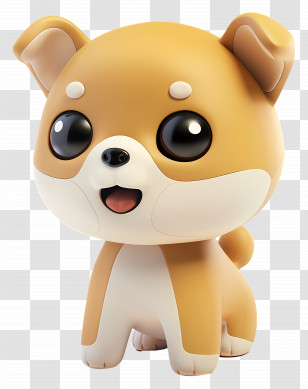 Kawaii Cute Puppy - Cute Cartoon Dog Transparent PNG