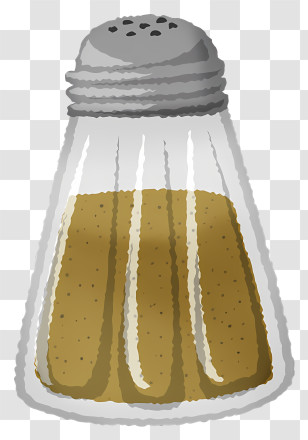 Pepper - Pepper Shaker With Seasoning Transparent PNG