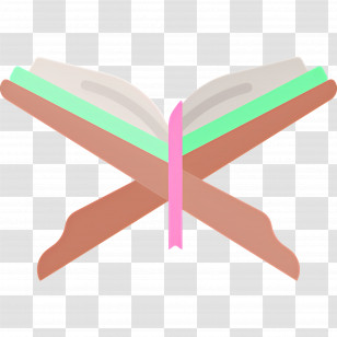 Quran - Open Book On A Stand Transparent PNG