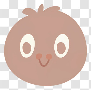 Smiling Face - Cute Cartoon Face Transparent PNG