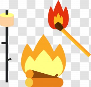 Campfire Royalty-free Shutterstock Icon - Orange - Cartoon Flame Transparent PNG