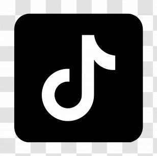 Tiktok Logo - TikTok Logo In Black And White Transparent PNG
