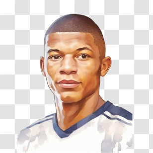 Kylian Mbappe
 - Portrait Of A Man Transparent PNG