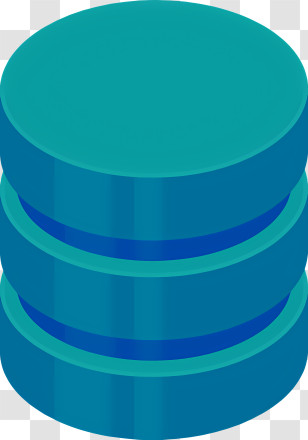 Cartoon - Database Technology Icon Transparent PNG