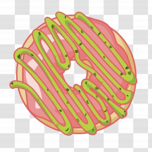 Donuts Cream Clip Art - Long Tail Transparent PNG