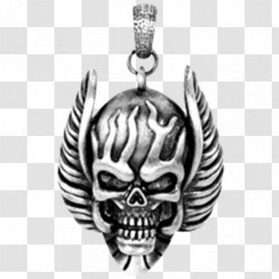 Sterling Silver Gold Skull Charms & Pendants - Fashion Accessory - Flame Pursuit Transparent PNG