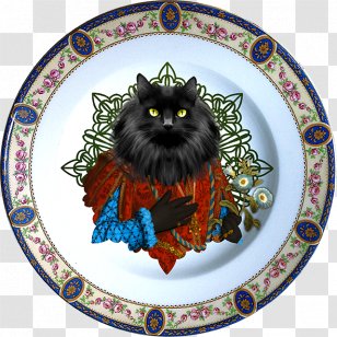 Whiskers Porcelain Plate Madrid Ceramic Transparent PNG