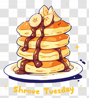 Shrove Tuesday - Delicious Pancakes For Shrove Tuesday Transparent PNG