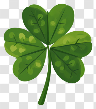 Clover - Green Four-Leaf Clover Symbol Of Luck Transparent PNG