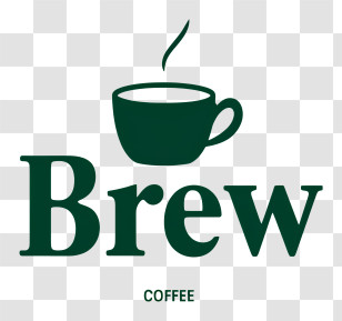 Brew Logo - Brew Coffee Cup Logo Transparent PNG