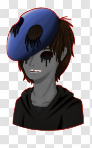 Headgear Character Animated Cartoon - Red - Eyeless Jack Transparent PNG
