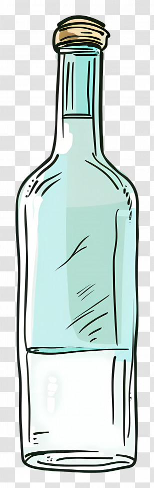 Bottle - Transparent Glass Bottle Illustration Transparent PNG