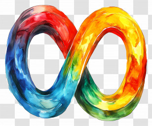 Infinity Symbol - Colorful Infinity Symbol Transparent PNG