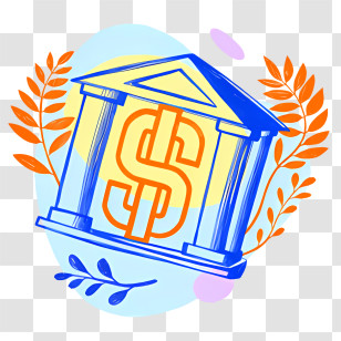 Money - Bank With Dollar Sign Illustration Transparent PNG