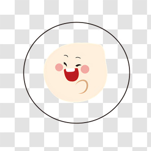 Cartoon Character - Happy Dumpling Cartoon Transparent PNG