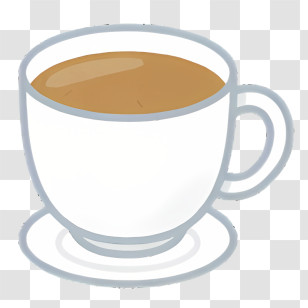 Coffee - Minimalist Illustration Of A Coffee Cup Transparent PNG