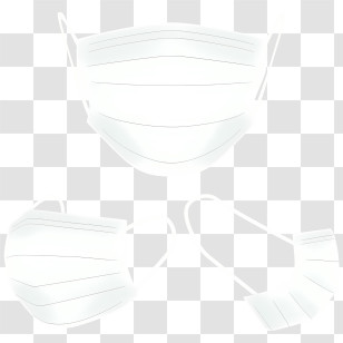 Face Masks - White Face Masks For Health Protection Transparent PNG