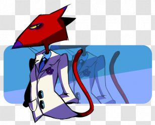 Courage Fan Art Cartoon Character - Electric Blue Transparent PNG