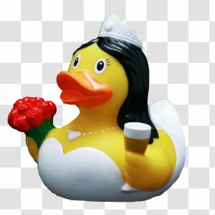 Rubber Duck Bridegroom Toy - Beak Transparent PNG