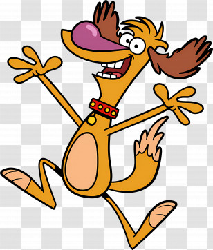 Nature Cat - Happy Brown Dog With Pink Nose Transparent PNG