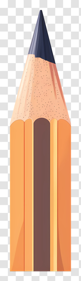 Pencil - Sharpened Wooden Pencil For Writing Transparent PNG