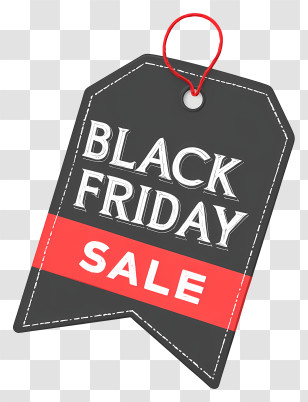 Black Friday Tag - Black Friday Sale Tag Transparent PNG