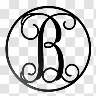 Monogram SVG Font Decal TrueType - Svg - Easter Silhouette Circle Transparent PNG