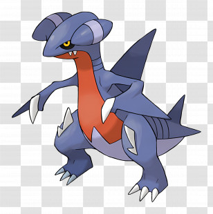 Gabite - Blue Cartoon Creature Illustration Transparent PNG