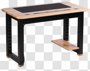 Computer Desk Monitors Shelf Standing - Study Transparent PNG