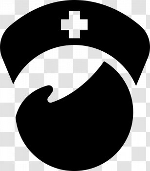 Nursing Medicine Health Care Physician Clinic - Black Transparent PNG