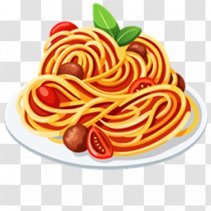 Pasta Spaghetti With Meatballs Clip Art - Italian Cuisine Transparent PNG