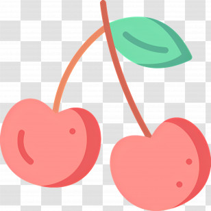 Cherry - Red Cartoon Cherries Illustration Transparent PNG