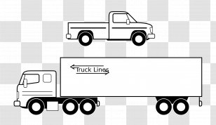 Pickup Truck Semi-trailer Clip Art - Model Car - White Transparent PNG