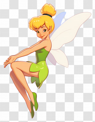 Tinkerbell - Magical Fairy Character In Enchanting Style Transparent PNG