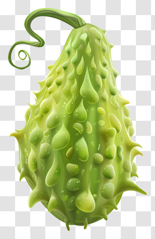 Bitter Melon - Green Gourd Illustration Transparent PNG