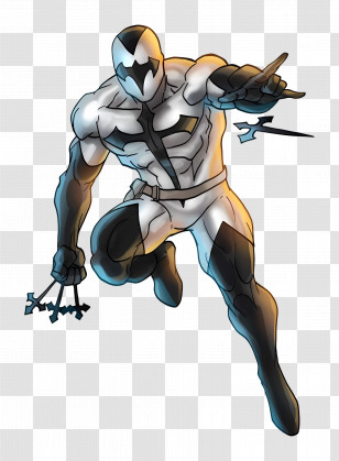 Black Dagger - Dynamic Superhero In Action Transparent PNG
