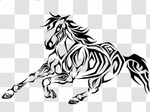 Mustang Barrel Racing Drawing Zebra Clip Art - Fictional Character Transparent PNG