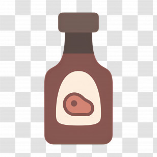 Barbecue Sauce - Steak Sauce Bottle For Flavoring Transparent PNG