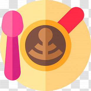 Cappuccino Coffee - Coffee Cup With Spoon Illustration Transparent PNG