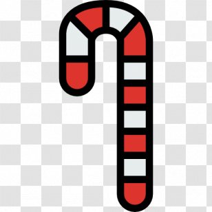 Candy Cane Icon Design Clip Art - Free High Quality Transparent PNG