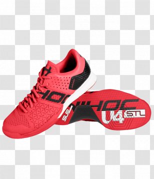 Sneakers Skate Shoe Floorball Footwear - Basketball - Red Neon Transparent PNG