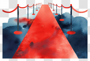 Red Carpet - Red Carpet Event Pathway Transparent PNG