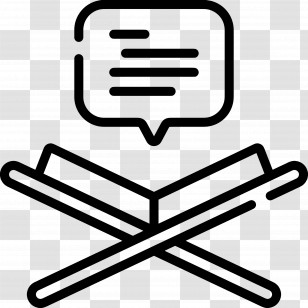 Quran - Book With Text Icon Transparent PNG